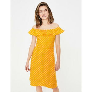 NWT BODEN Bethany Jersey Dress Size 10 Knee-length Cotton NEW